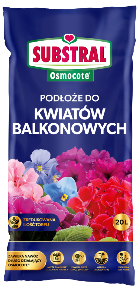 Substral Gotowe Podłoże do Kwiatów Balkonowych 20l
