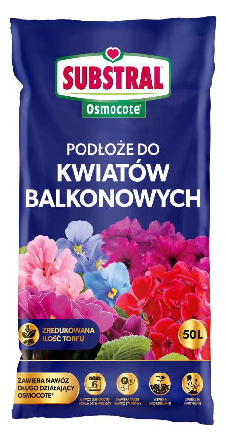 Substral Gotowe Podłoże do Kwiatów Balkonowych 50l