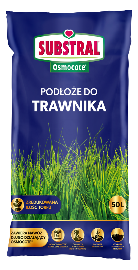 Substral Gotowe Podłoże Osmocote do Trawnika 50l
