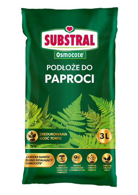 Substral  Gotowe Podłoże Osmocote do Paproci 3l