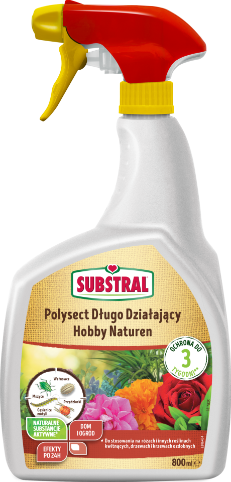 Substral Naturen Polysect Spray Rośliny Ozdobne 800ml