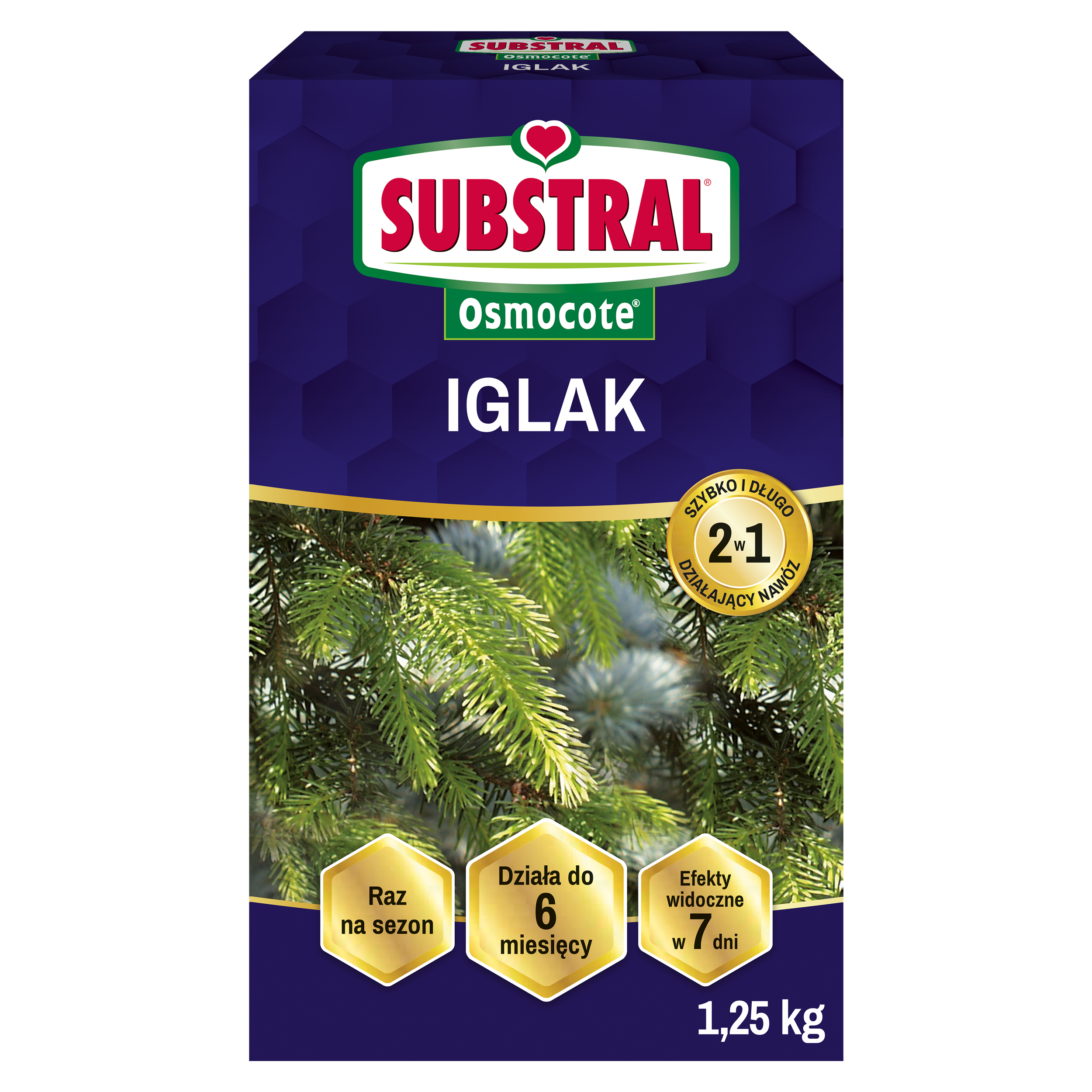 Substral Nawóz Osmocote 2w1 Iglak 1,25kg