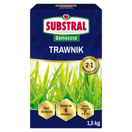 Substral Nawóz Osmocote 2w1 Trawnik 1,5kg