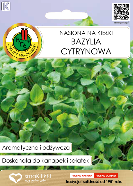 PNOS BAZYLIA CYTRYNOWA NA KIEŁKI 5G