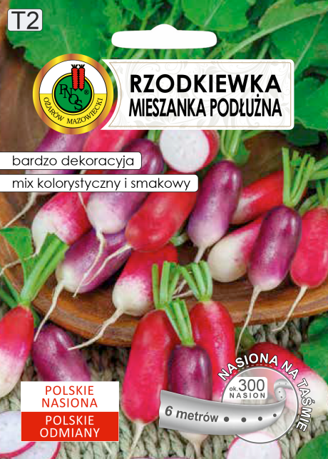 PNOS RZODKIEW PODŁÓZNA MIX 6M TAŚMA