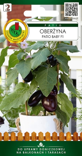 PNOS OBERŻYNA PATIO BABY 15SZT