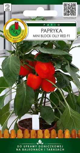 PNOS PAPRYKA MINI BLOCK OLLY RED 15SZT