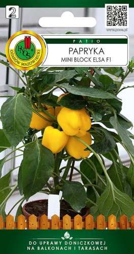 PNOS PAPRYKA MINI BLOCK ELSA YELLOW 15SZT