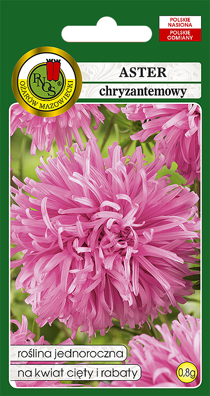 PNOS ASTER CHRYZANTEMOWY RÓŻOWY 0,8G