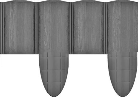 Cellfast Palisada ogrodowa ECO 2,4 m grafit