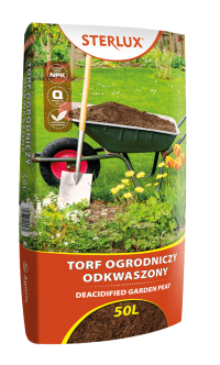 Hollas Torf ogrodniczy odkwaszony Sterlux 50l