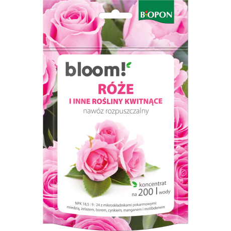 Bopon BLOOM! Róże i inne rośliny kwitnące – nawóz rozpuszczalny 200g