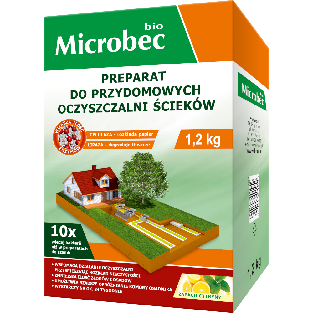 Microbec BIO Aktywator do przydomowych oczyszczalni ścieków
