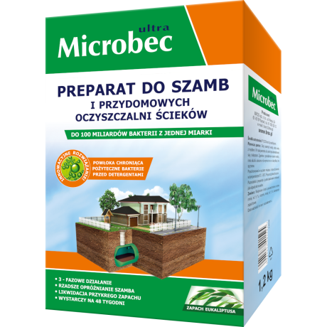 MICROBEC ULTRA Preparat do szamb – zapach eukaliptusa