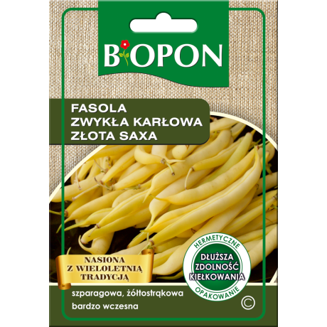 Bopon Fasola zwykła karłowa Złota Saxa