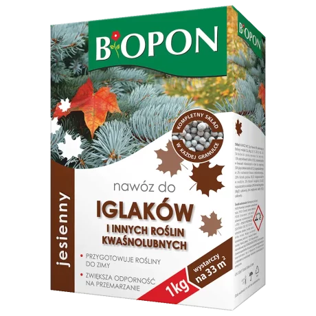 Bopon Nawóz jesienny do iglaków i innych roślin kwaśnolubnych 1kg