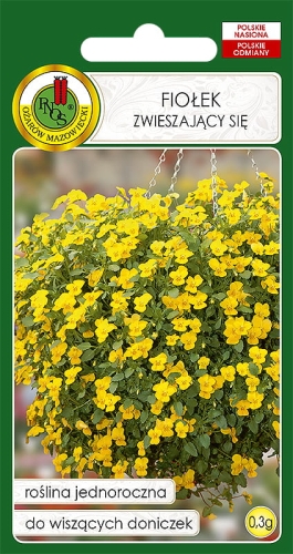 PNOS FIOŁEK ZWIESZAJACY ZŁÓTY 0,3G