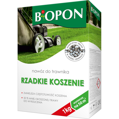 Bopon Nawóz do trawnika RZADKIE KOSZENIE 1kg