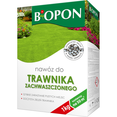 Bopon Nawóz do trawnika zachwaszczonego 1kg