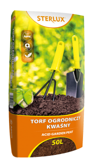 Hollas Torf ogrodniczy kwaśny Sterlux 50l