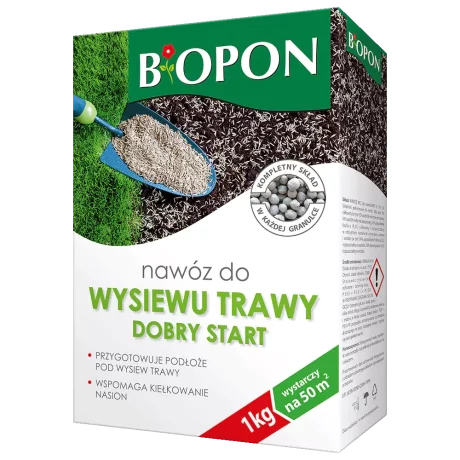 Bopon Nawóz do wysiewu trawy DOBRY START 1kg