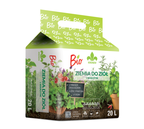 KRONEN® Ziemia BIO do ziół i warzyw 20l