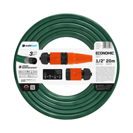 Cellfast Zestaw zraszający ECONOMIC 1/2″ 20 m