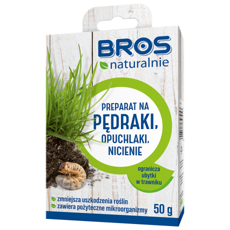 BROS  Naturalnie Preparat na pędraki, nicienie, opuchlaki 50g