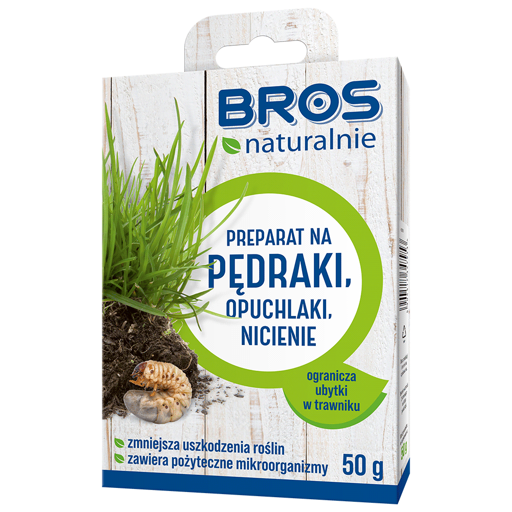 BROS Naturalnie Preparat na pędraki, nicienie, opuchlaki 50g