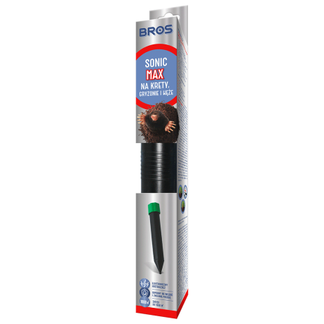 BROS Sonic MAX na krety, gryzonie i węże