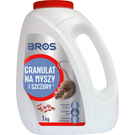 BROS Granulat na myszy i szczury 1KG