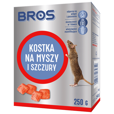 BROS Kostka na myszy i szczury 1KG