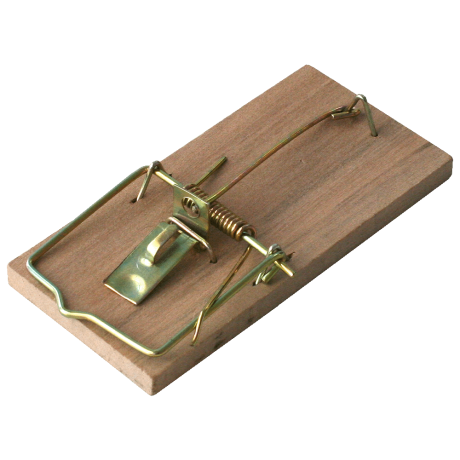 BROS Łapka na myszy drewniana