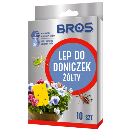 BROS Lep do doniczek żółty