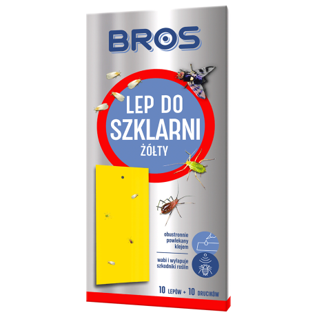 BROS Lep do szklarni żółty