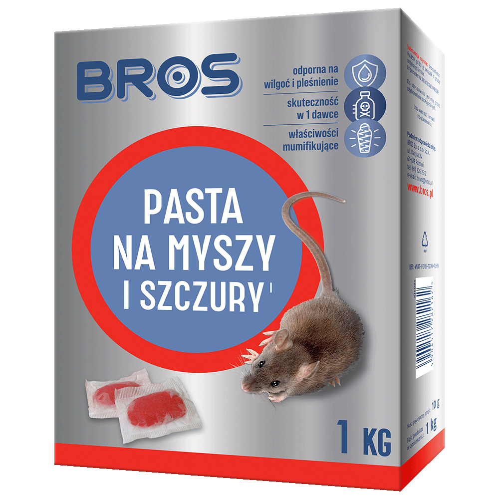 BROS Pasta na myszy i szczury 1KG