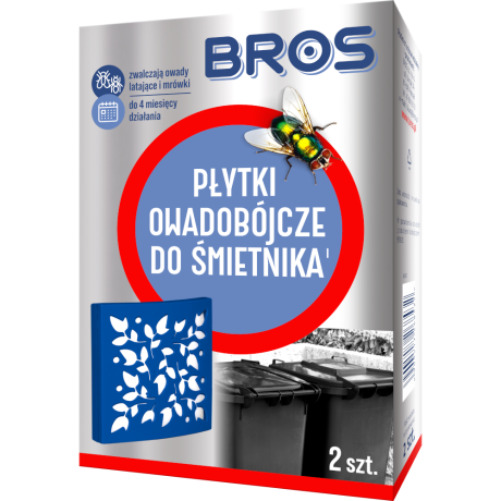 Bros Płytki owadobójcze do śmietnika