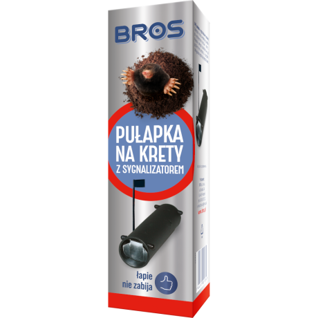 BROS Pułapka na krety z sygnalizatorem