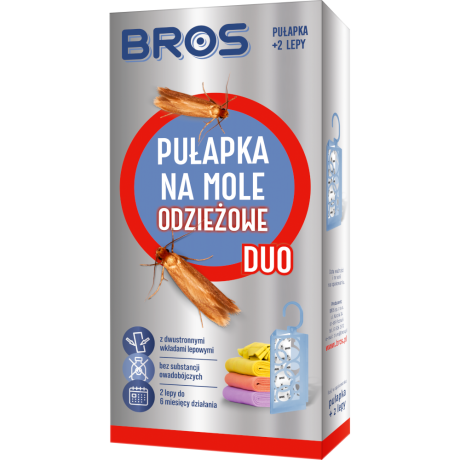 BROS Pułapka na mole odzieżowe DUO