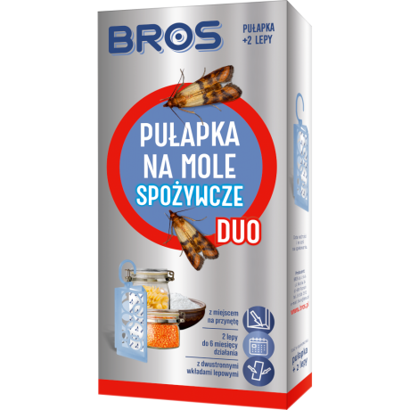 BROS Pułapka na mole spożywcze DUO