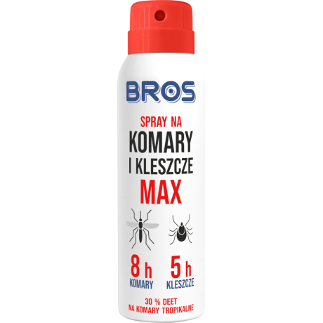 BROS Spray na komary i kleszcze MAX 90ML