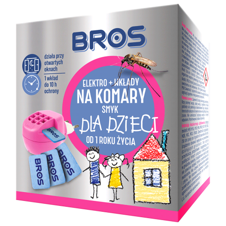 BROS Elektro + wkłady na komary SMYK