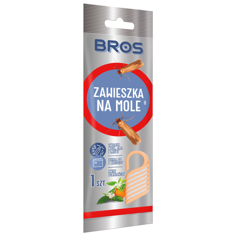 BROS Zawieszka na mole POMARAŃCZOWA