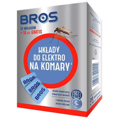 BROS Wkłady do elektro na komary