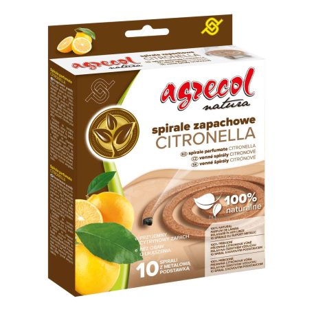AGRECOL SPIRALE NA KOMARY CITRONELLA