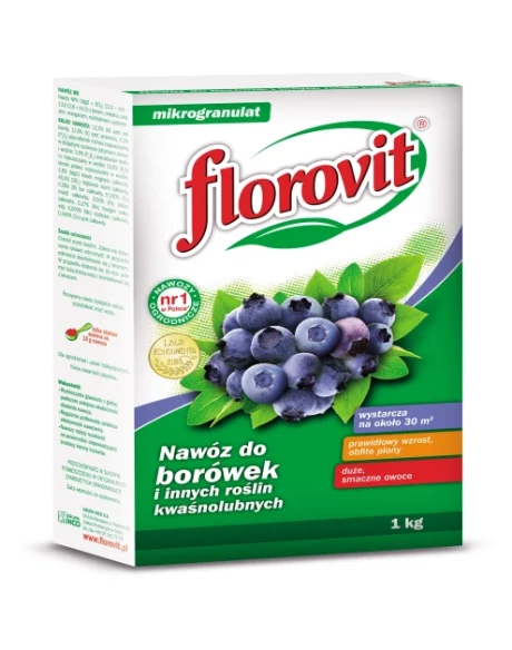 FLOROVIT NAWÓZ DO BORÓWEK 1KG