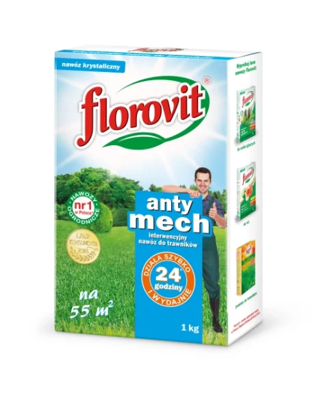 FLOROVIT NAWÓZ TRAWNIK BEZ MCHU 1KG