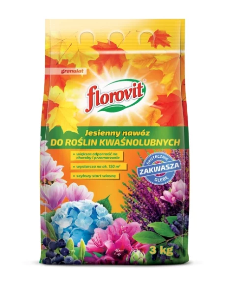 FLOROVIT NAWÓZ JESIENNY DO KWAŚNOLUBNYCH 3KG