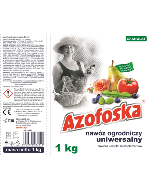 FLOROVIT AZOFOSKA 1KG KARTON