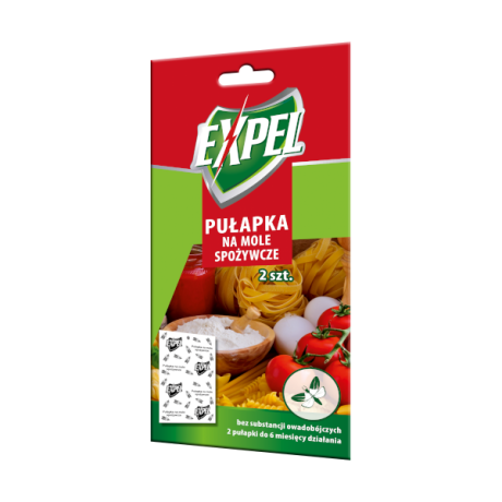 EXPEL PUŁAPKA NA MOLE SPOŻYWCZE 2SZT